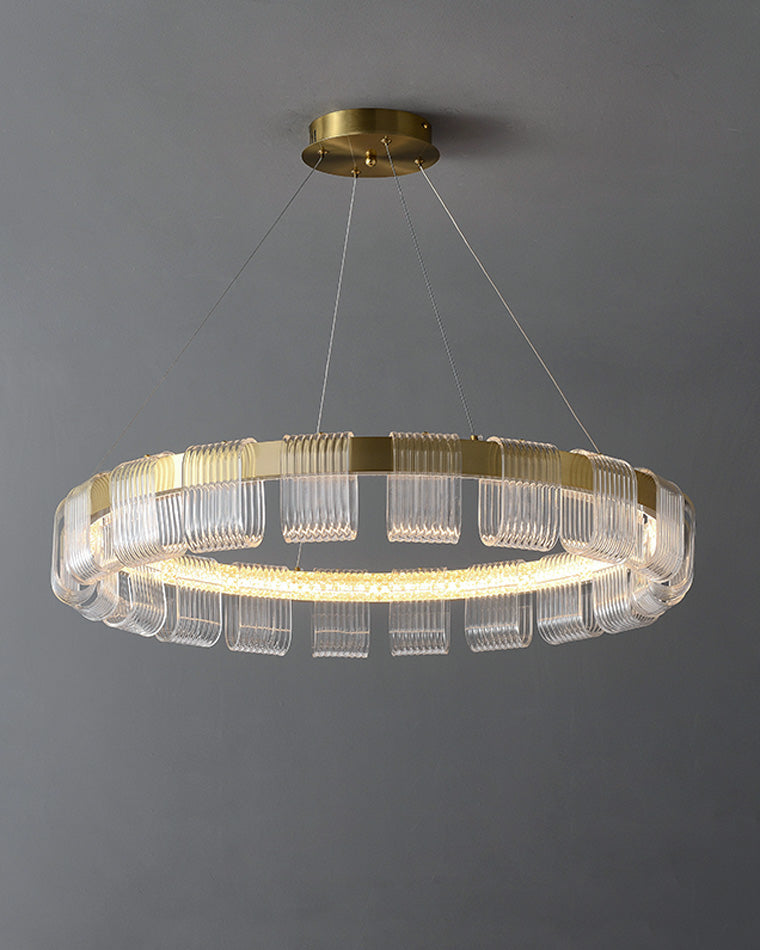 WOMO Gold Circular Led Chandelier-WM2166