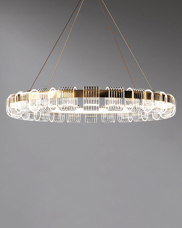 WOMO Gold Circular Led Chandelier-WM2166