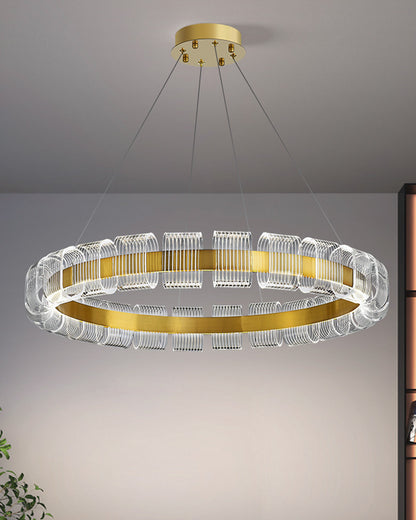 WOMO Gold Circular Led Chandelier-WM2166