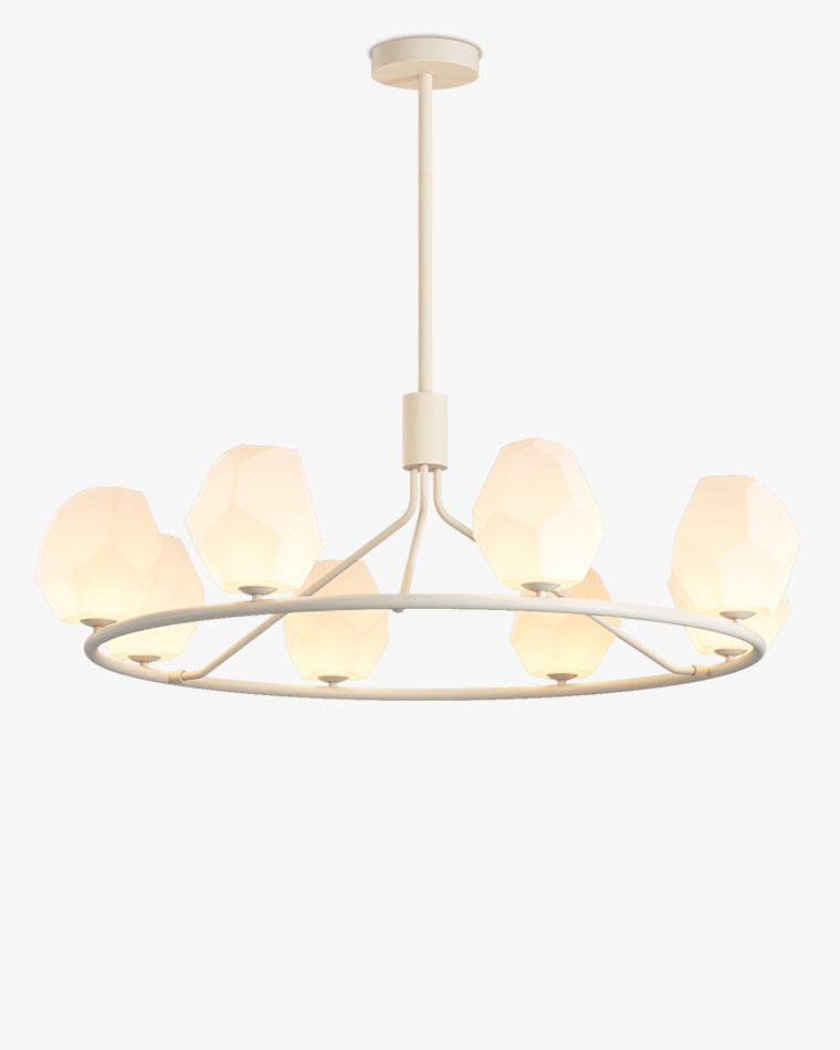 WOMO White Rock Shaded Chandelier-WM2168