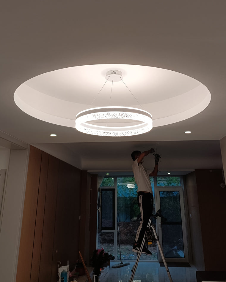WOMO Acrylic Circular LED Chandelier-WM2171