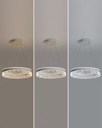 WOMO Acrylic Circular LED Chandelier-WM2171