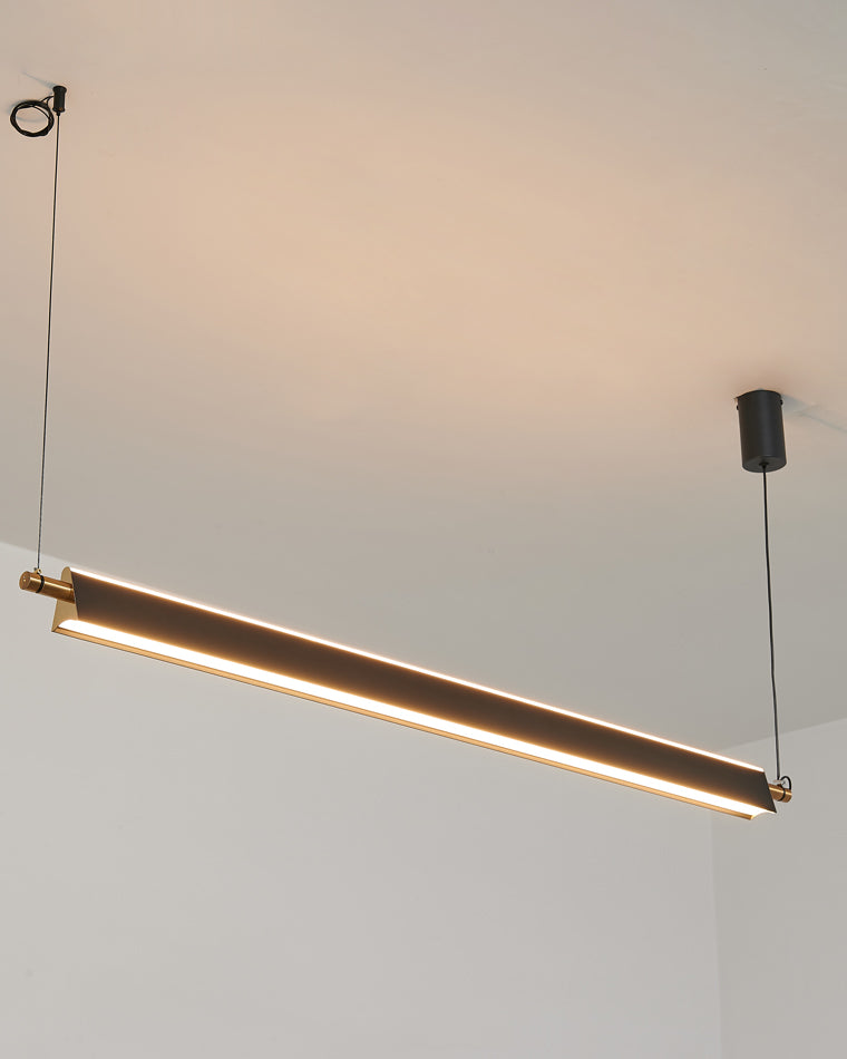 WOMO Black Linear Pendant Light-WM2182