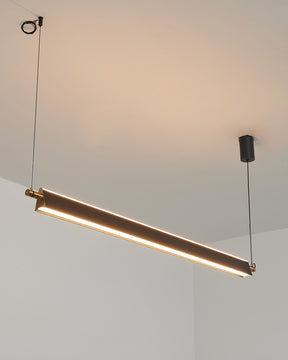 WOMO Black Linear Pendant Light-WM2182