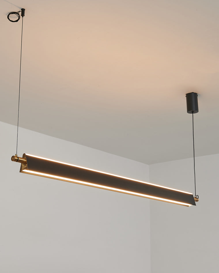 WOMO Black Linear Pendant Light-WM2182