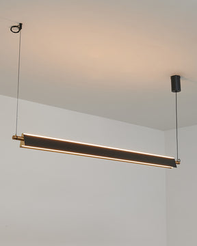 WOMO Black Linear Pendant Light-WM2182