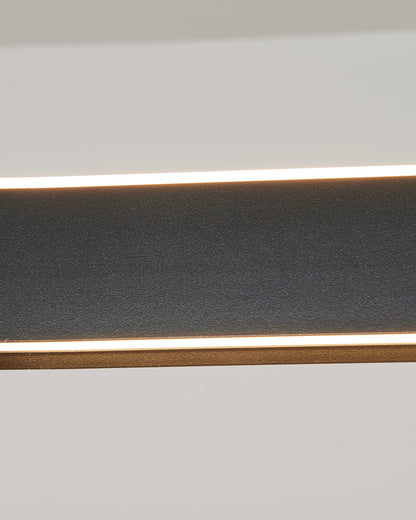 WOMO Black Linear Pendant Light-WM2182