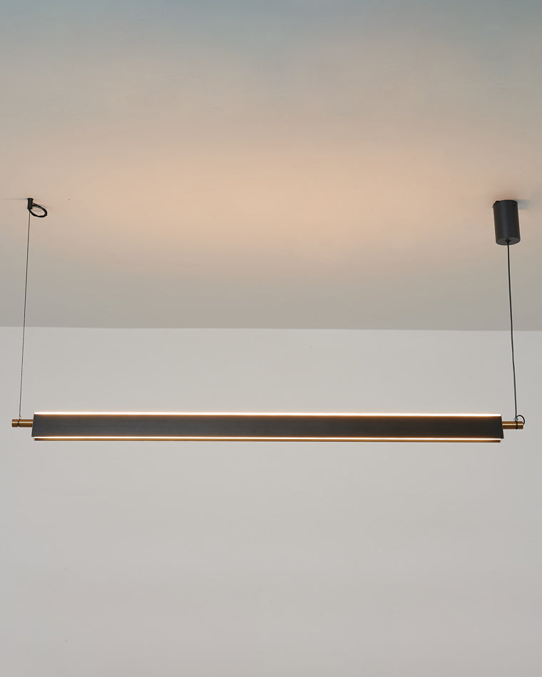 WOMO Black Linear Pendant Light-WM2182