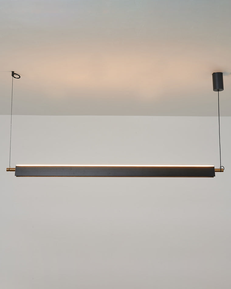 WOMO Black Linear Pendant Light-WM2182