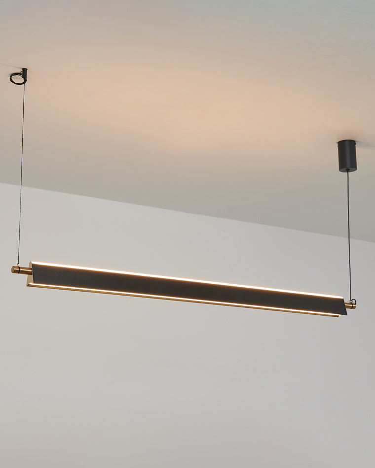 WOMO Black Linear Pendant Light-WM2182