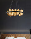 WOMO Iceberg Round Black Gold Chandelier-WM2183 thumbnail