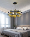 WOMO Iceberg Round Black Gold Chandelier-WM2183 thumbnail