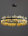 WOMO Iceberg Round Black Gold Chandelier-WM2183 thumbnail