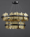 WOMO Iceberg Round Black Gold Chandelier-WM2183 thumbnail