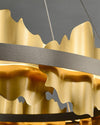 WOMO Iceberg Round Black Gold Chandelier-WM2183 thumbnail
