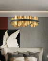 WOMO Iceberg Round Black Gold Chandelier-WM2183 thumbnail