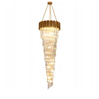 WOMO Gold Cascading Crystal Chandelier-WM2185d