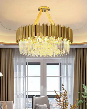 WOMO  Prism Crystal Tiered Chandelier-WM2185