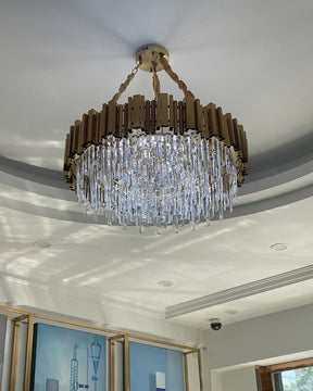 WOMO  Prism Crystal Tiered Chandelier-WM2185