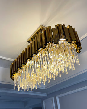 WOMO  Prism Crystal Tiered Chandelier-WM2185