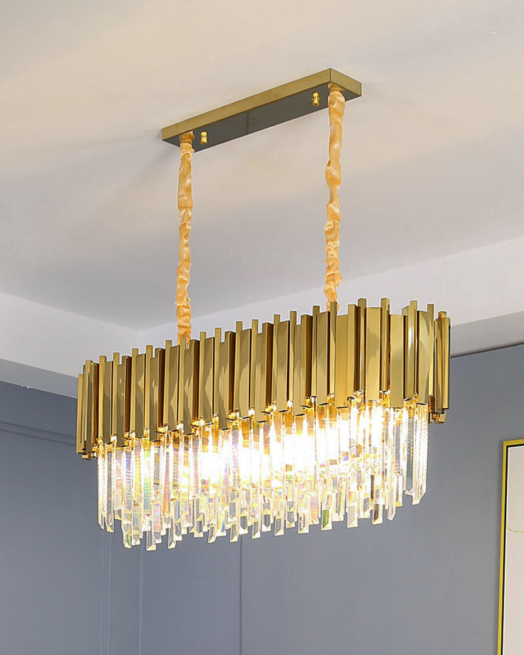 WOMO  Prism Crystal Tiered Chandelier-WM2185