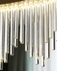 WOMO Glass Rods Round Chandelier-WM2186