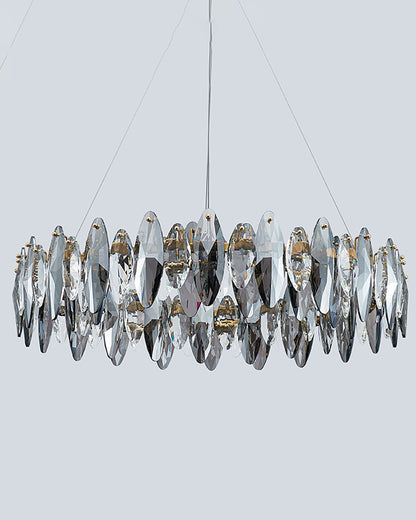 WOMO Smoked Crystal Round Chandelier-WM2187