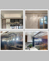 WOMO Smoked Crystal Linear Chandelier-WM2188 thumbnail