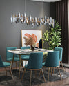 WOMO Smoked Crystal Linear Chandelier-WM2188 thumbnail