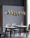 WOMO Smoked Crystal Linear Chandelier-WM2188 thumbnail