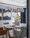 WOMO Smoked Crystal Linear Chandelier-WM2188 thumbnail