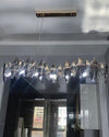WOMO Smoked Crystal Linear Chandelier-WM2188 thumbnail