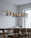 WOMO Smoked Crystal Linear Chandelier-WM2188 thumbnail