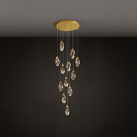WOMO Crystal Raindrop Chandelier-WM3053