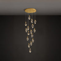 WOMO Crystal Raindrop Chandelier-WM3053