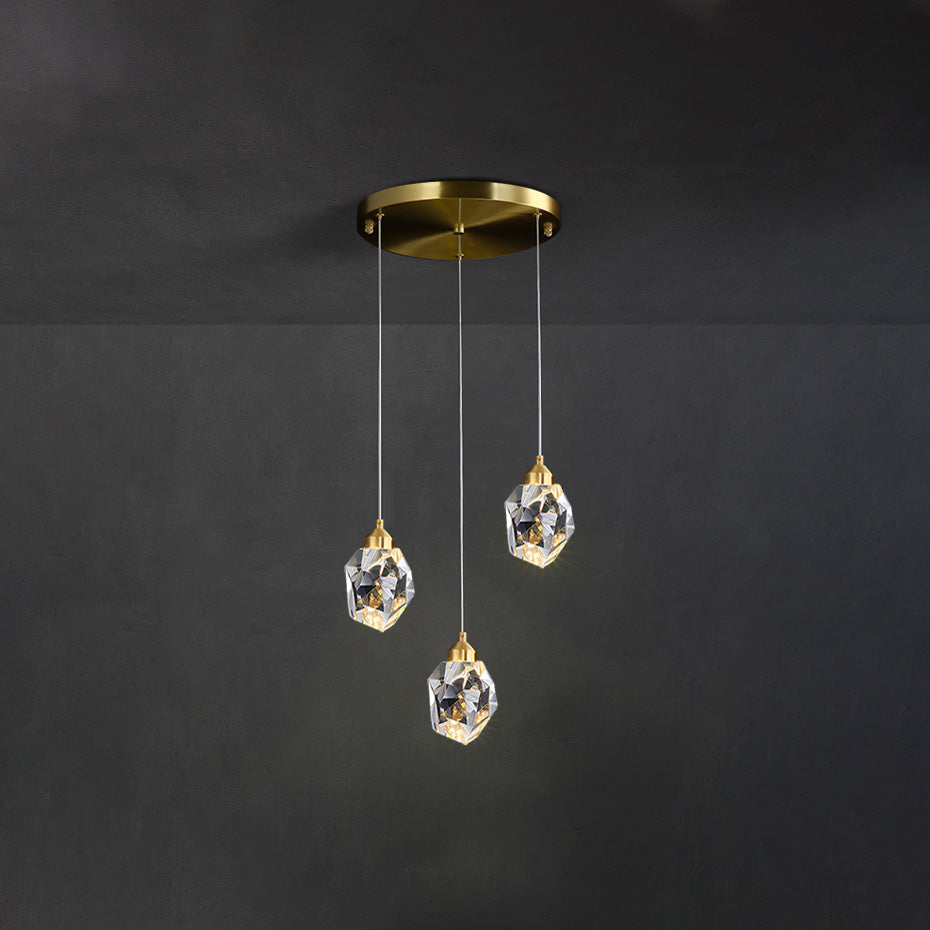 WOMO Rock Crystal Rain Chandelier-WM2189