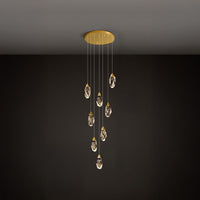 WOMO Crystal Raindrop Chandelier-WM3053