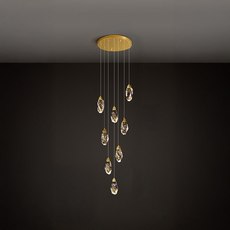 WOMO Crystal Raindrop Chandelier-WM3053