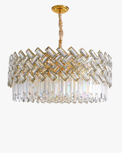 WOMO Shield Crystal Round Chandelier-WM2190