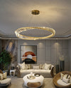 WOMO Möbius Crystal Prism Circular Chandelier-WM2191 thumbnail