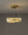 WOMO Möbius Crystal Prism Circular Chandelier-WM2191 thumbnail