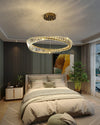 WOMO Möbius Crystal Prism Circular Chandelier-WM2191 thumbnail