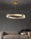 WOMO Möbius Crystal Prism Circular Chandelier-WM2191 thumbnail