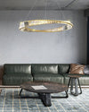 WOMO Möbius Crystal Prism Circular Chandelier-WM2191 thumbnail