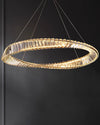 WOMO Möbius Crystal Prism Circular Chandelier-WM2191 thumbnail