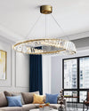 WOMO Möbius Crystal Prism Circular Chandelier-WM2191 thumbnail