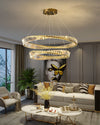 WOMO Möbius Crystal Prism Circular Chandelier-WM2191 thumbnail