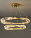 WOMO Möbius Crystal Prism Circular Chandelier-WM2191 thumbnail