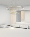 WOMO Möbius Crystal Prism Circular Chandelier-WM2191 thumbnail