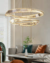 WOMO Möbius Crystal Prism Circular Chandelier-WM2191 thumbnail